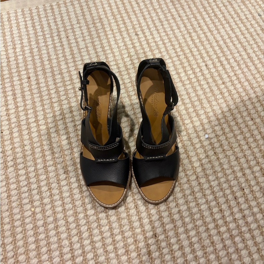 Madewell Leather Heels, Size 8